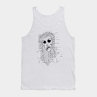 Exhausted Face Tank Top